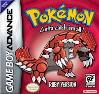 Pokemon Ruby and Sapphire for Gameboy Advance